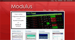 Desktop Screenshot of modulusbrazil.com.br