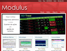 Tablet Screenshot of modulusbrazil.com.br